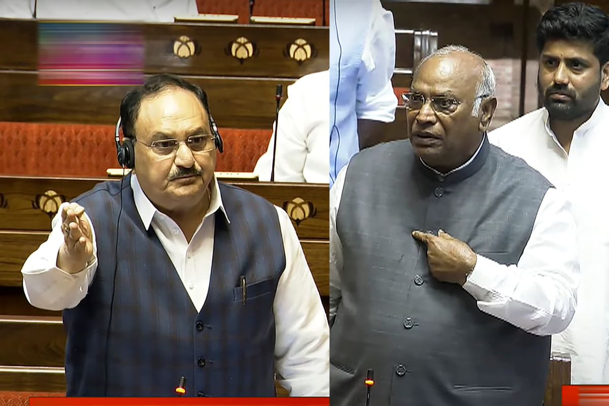 Nadda and Mallikarjun Kharge