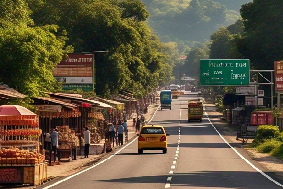 National Highway road widened in UP