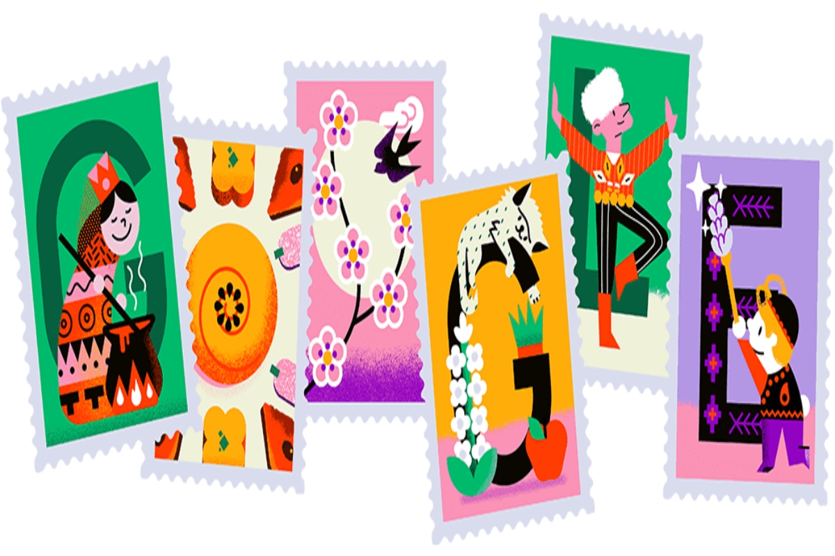 Nowruz 2025 Google Doodle