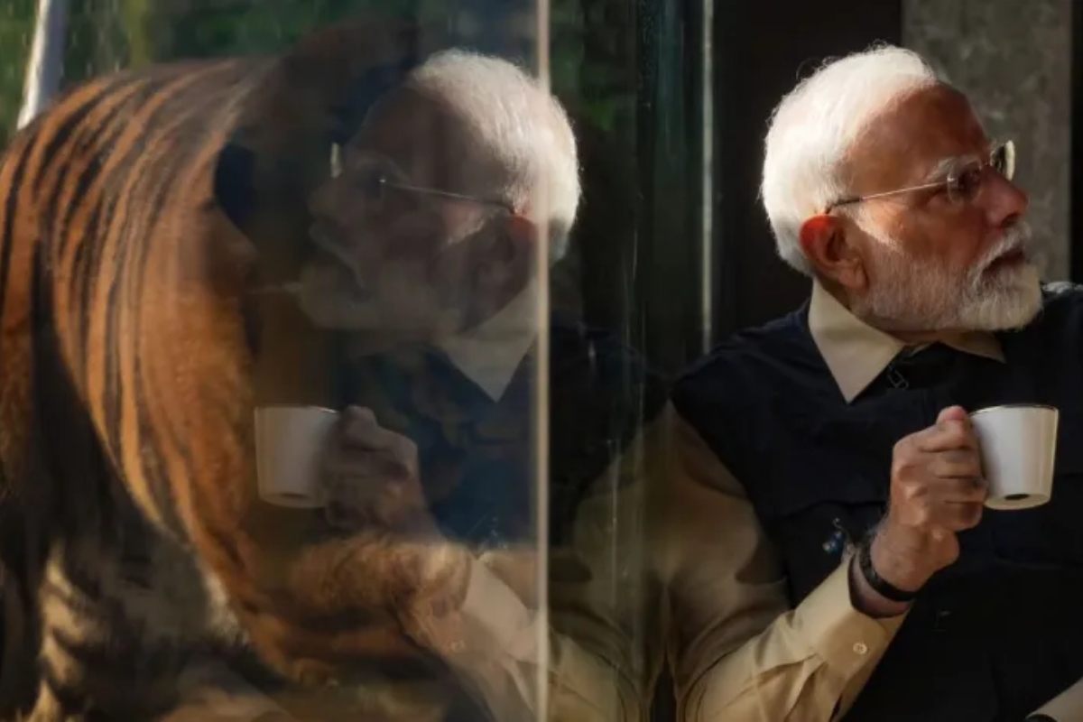 PM Modi goes on lion safari at Gir Wildlife Sanctuary