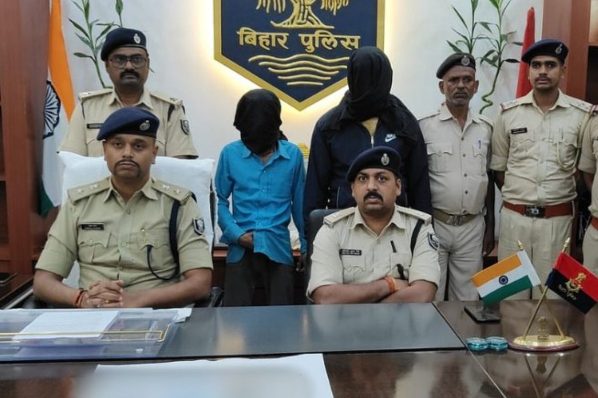 पुलिस की गिरफ्त में किडनैपर