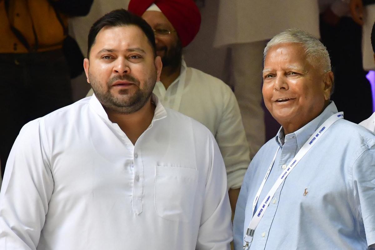 तेजस्वी यादव और लालू यादव