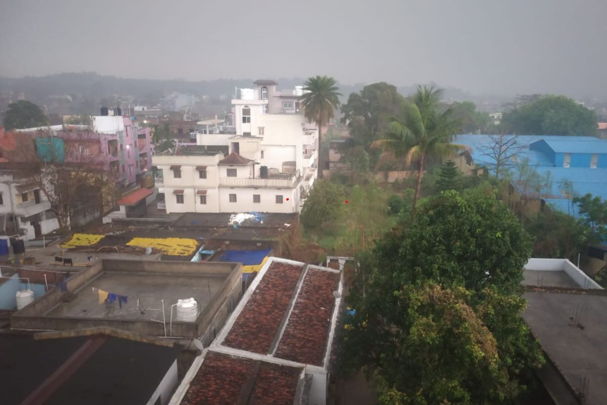 सुबह 10 बजे ऐसा था राजधानी का मौसम