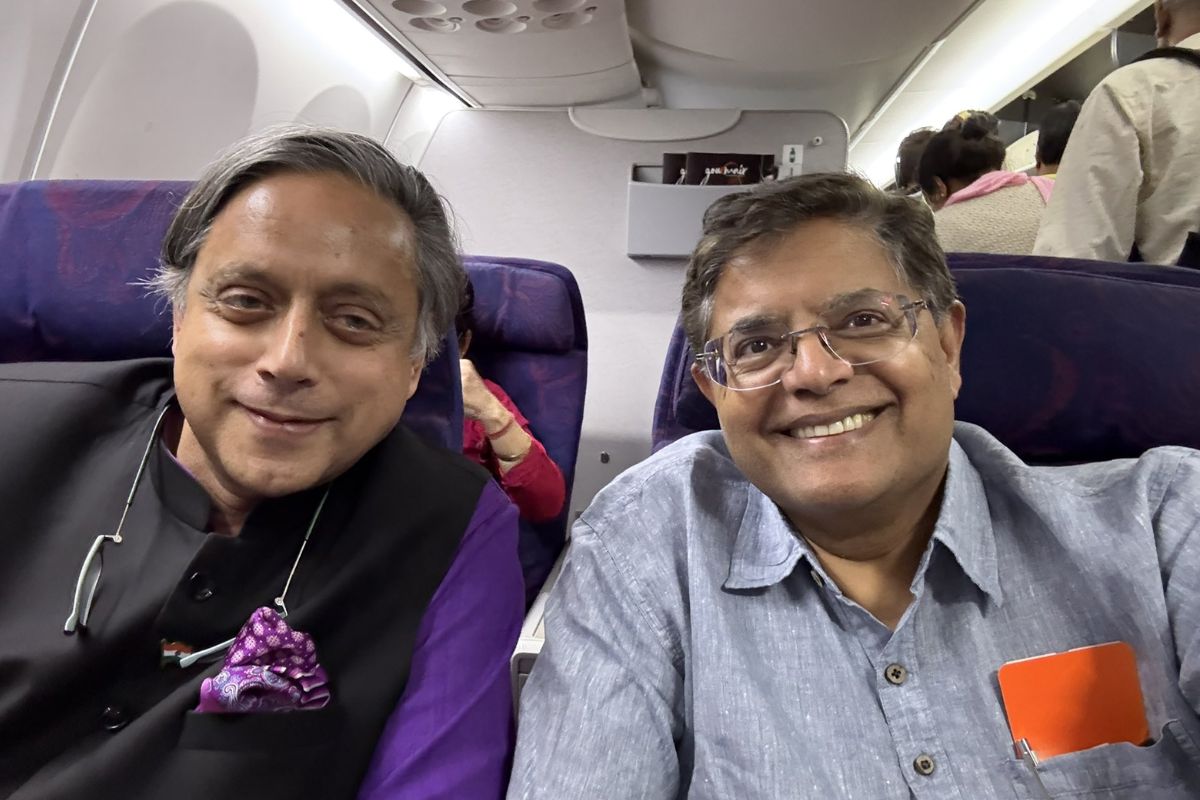 Shashi Tharoor And Baijayant jay panda