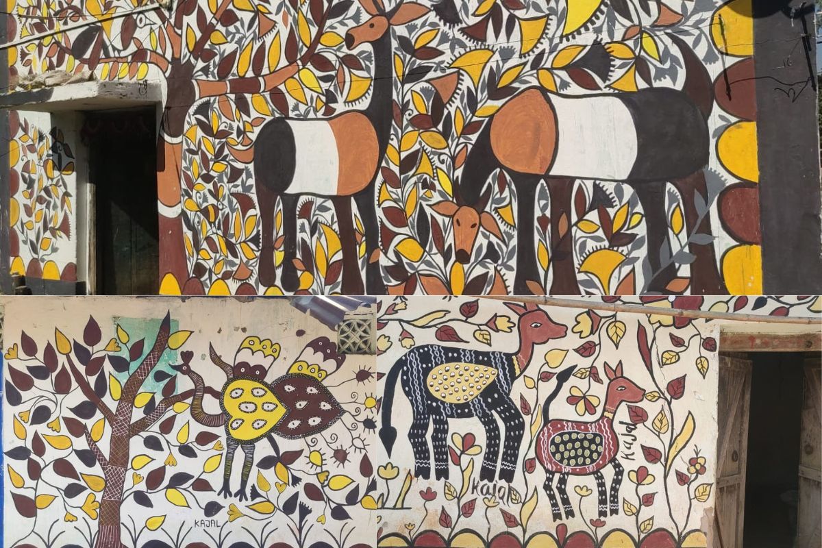 So Rahi Print Sohrai Painting: सोहराई पेंटिंग के जरिये आत्मनिर्भर बन रहीं महिलायें ...