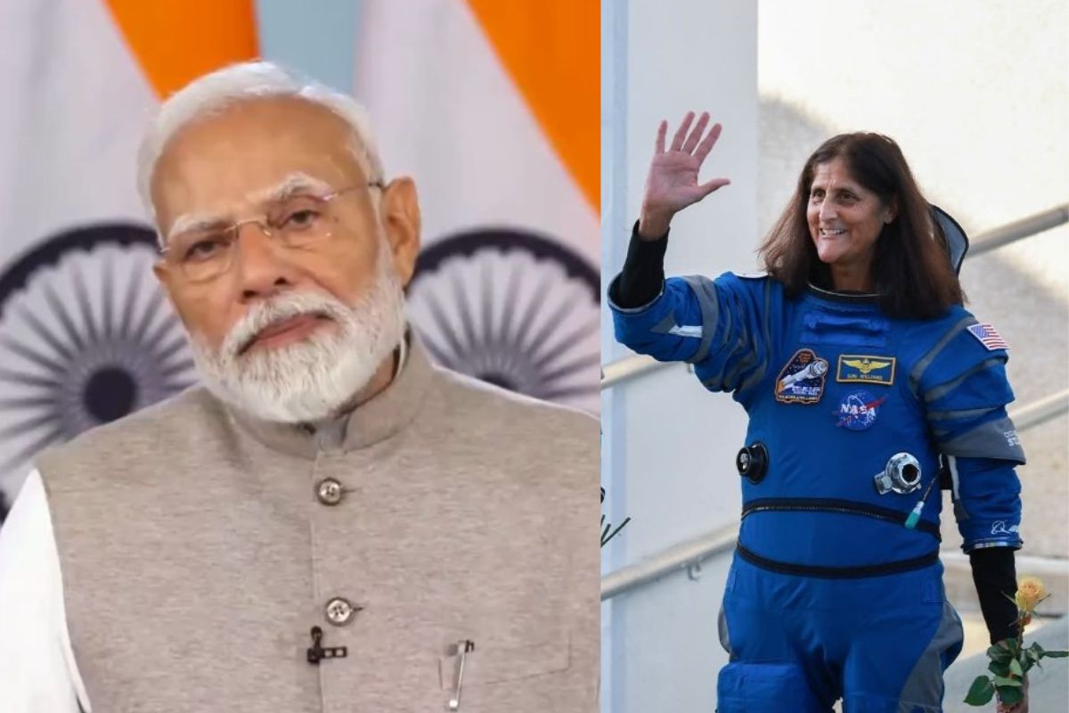 Sunita Williams pm modi