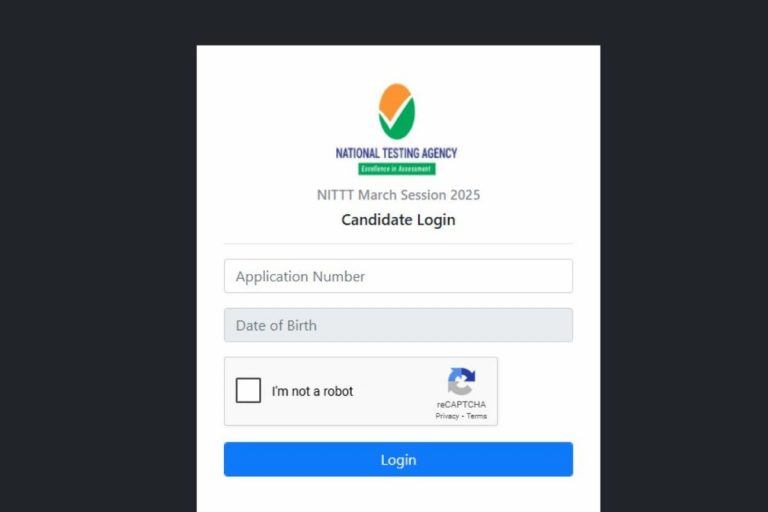NTA NITTT Exam: एनआईटीटीटी एग्जाम के लिए प्रवेश पत्र जारी, यहां से करें डाउनलोड