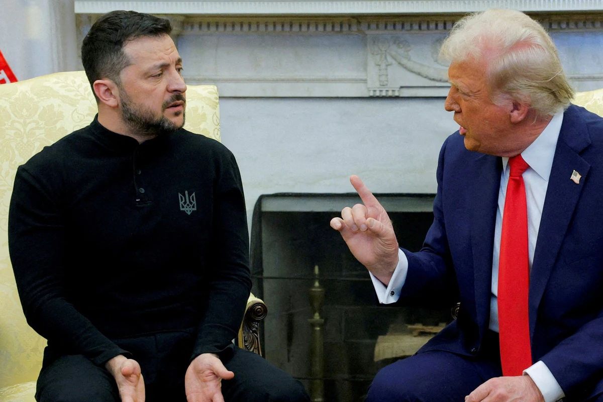 Trump and Zelensky
