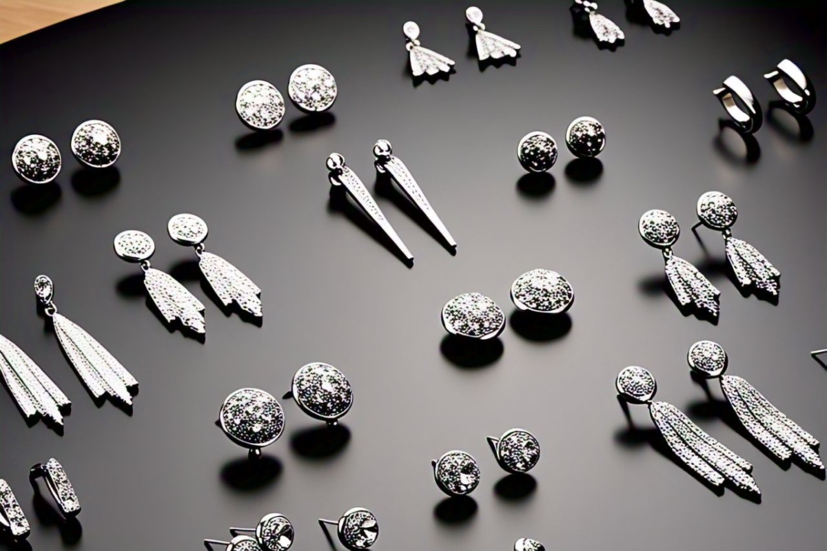 Silver Minimal Earrings Designs