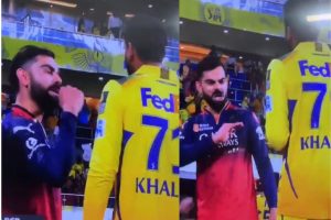 Virat Kohli and Khaleel Ahmed