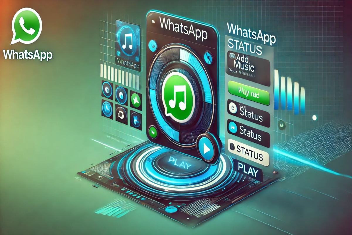 WhatsApp Music Status Update