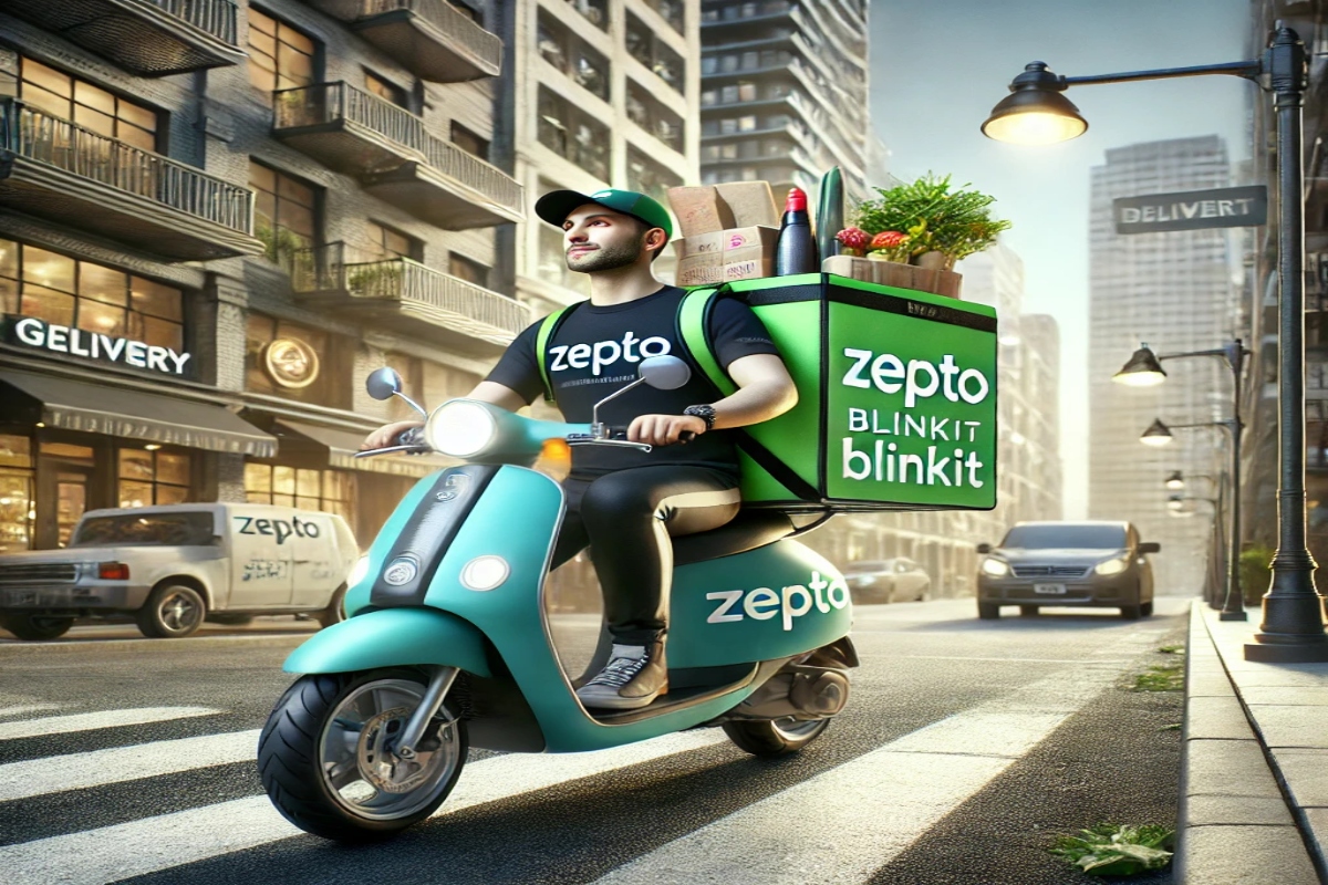 Zepto Blinkit delivery boy earnings