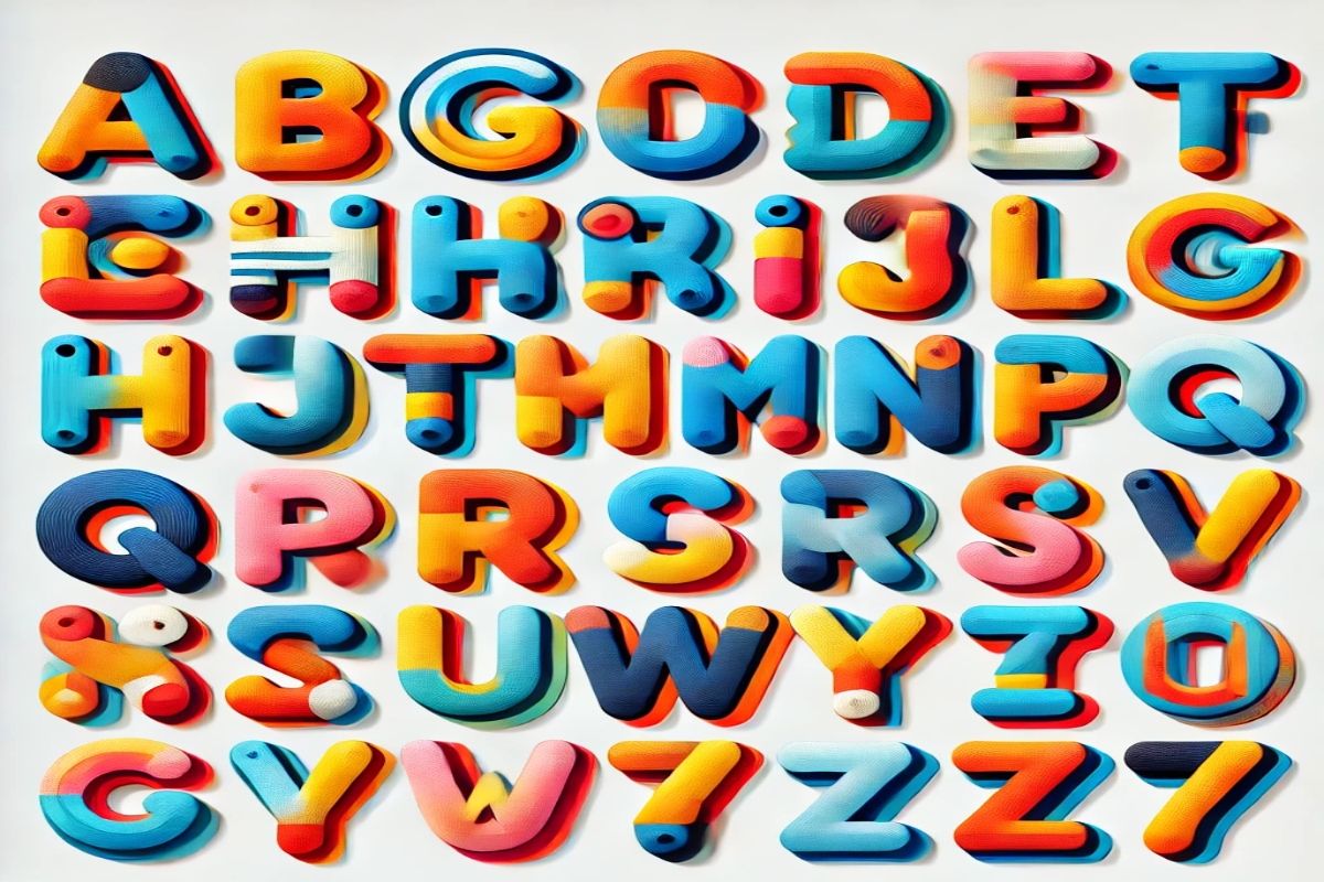 alphabets (AI IMAGE)