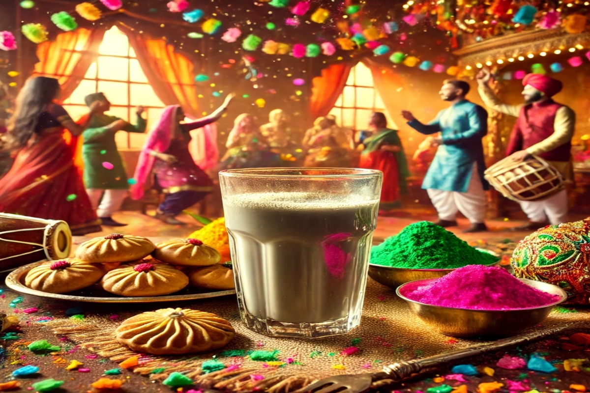 bhang ke sath holi ki masti