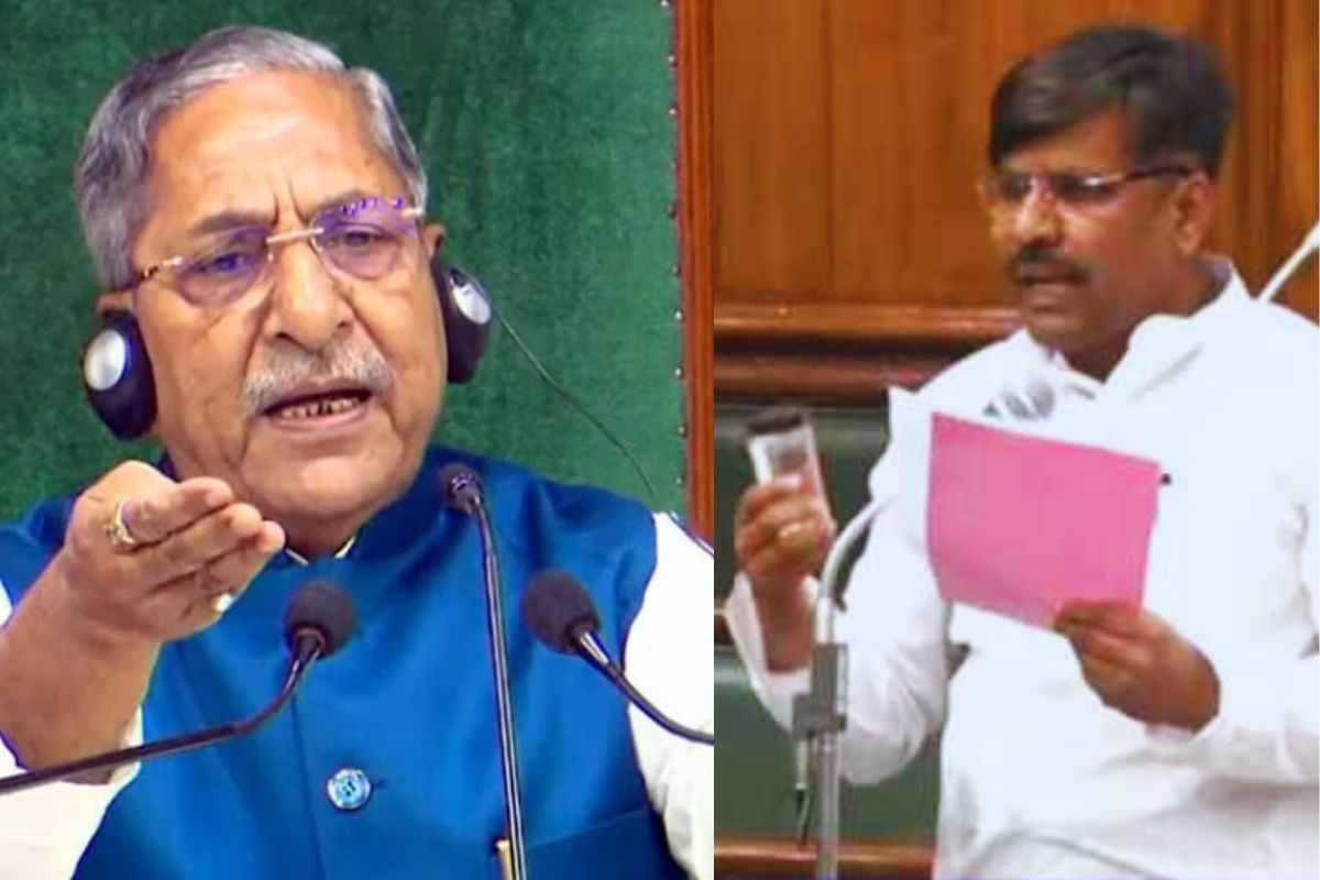 bihar vidhansabha| Bihar Assembly: RJD MLA reached the House with Gangajal, uproar over BPSC re-exam too