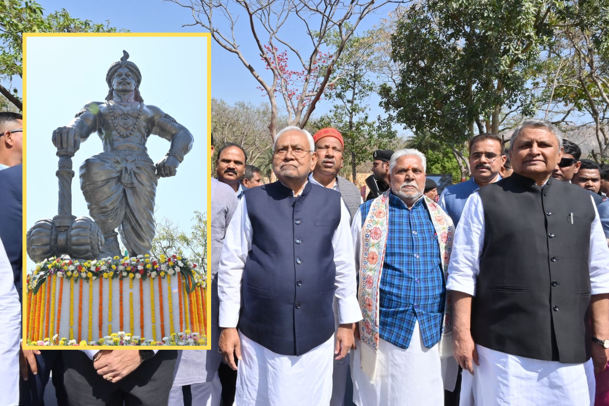 cm nitish in rajgir
