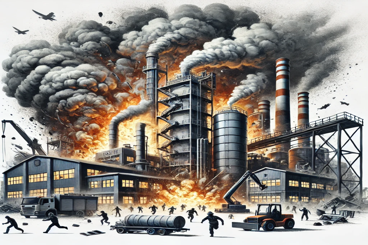 AI Image Boiler Exploded in Ghaziabad Factory