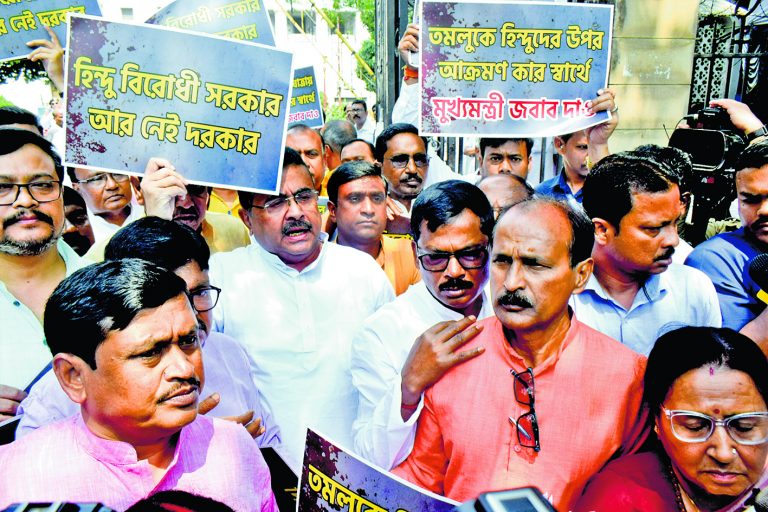 होली के दौरान हुई हिंसा पर विस में चर्चा की अनुमति न मिलने से भाजपा का वाकआउट