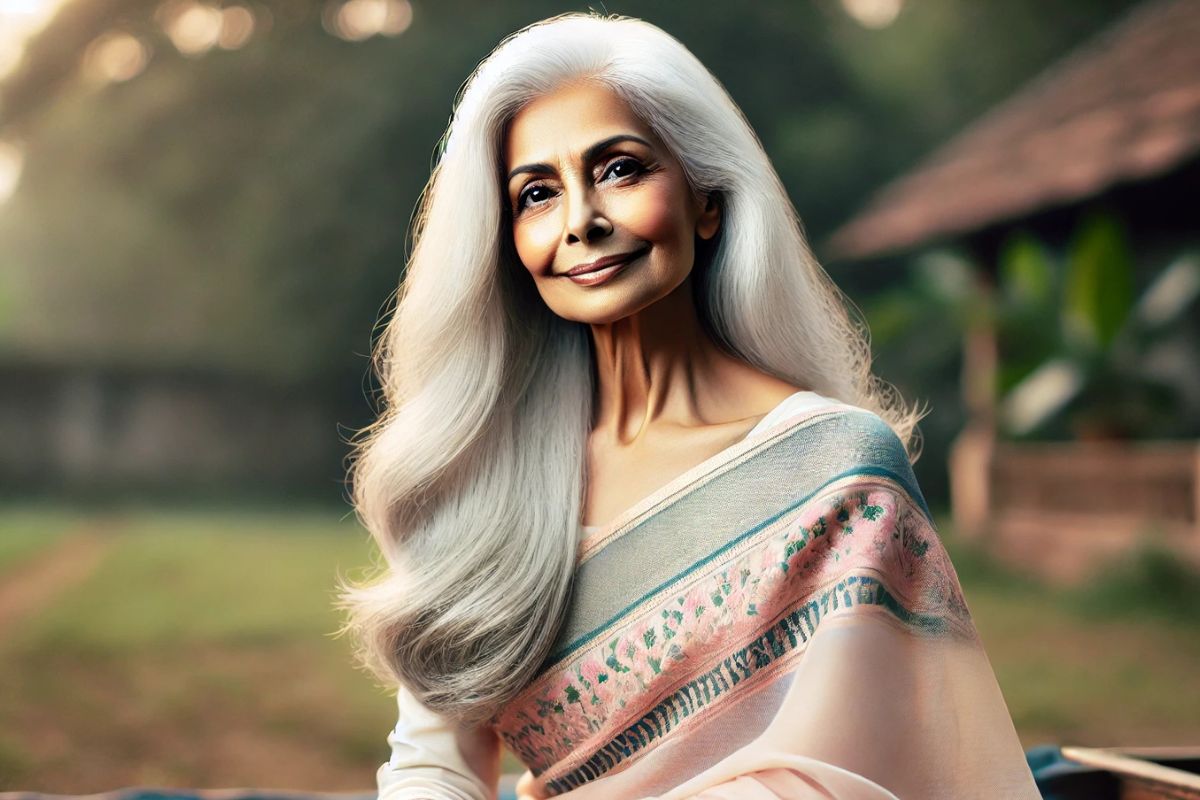 grey hair ( ai generate image)