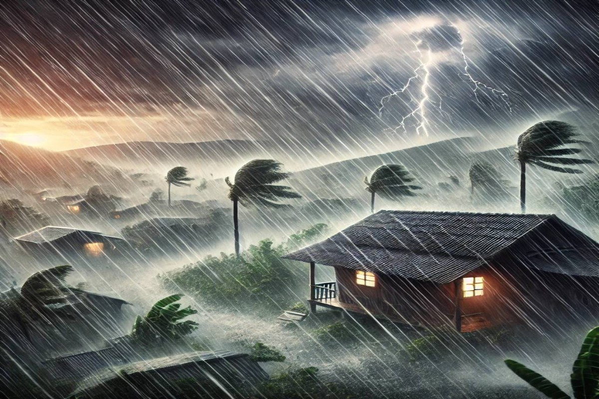 Heavy Rain In Ranchi, AI Image For Symbolism