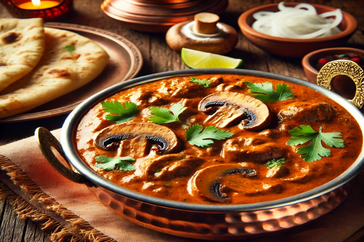 mushroom masala( AI GENERATE IMAGE)