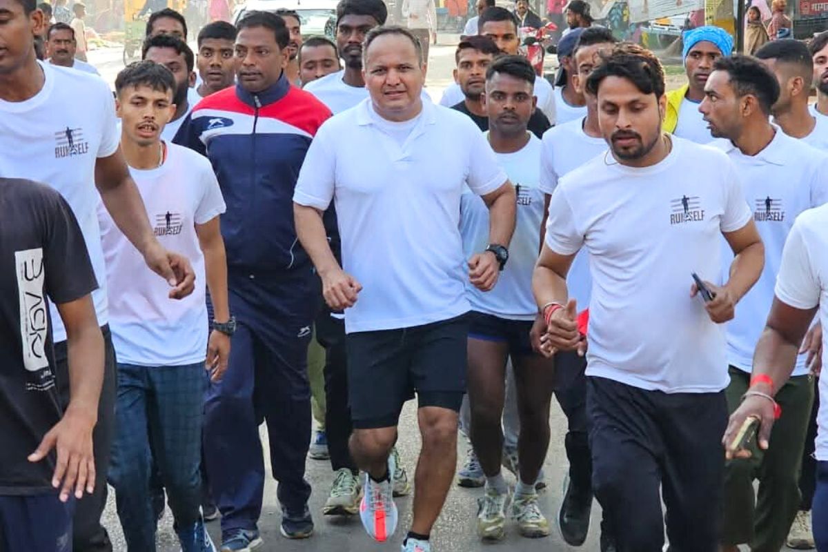 shivdeep lande| Shivdeep Lande reached Munger under the 'Run for Self' program, gave a special message to the youth