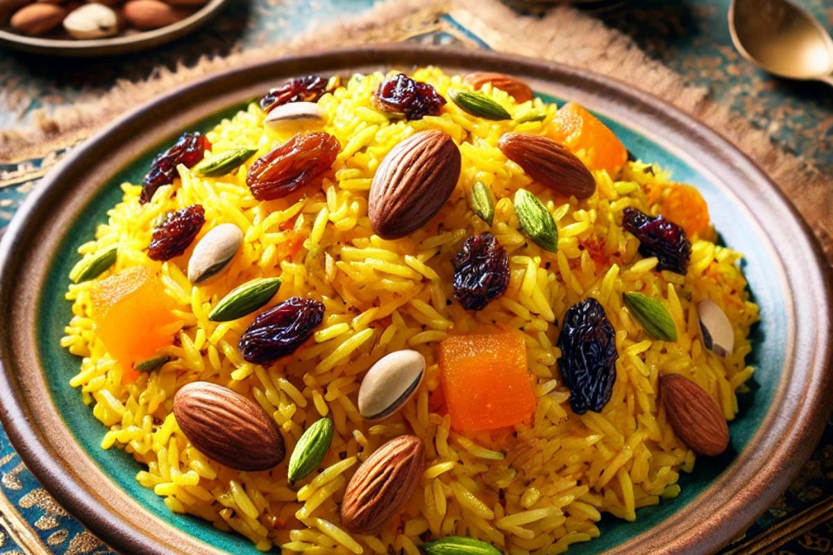 zarda pulao recipe