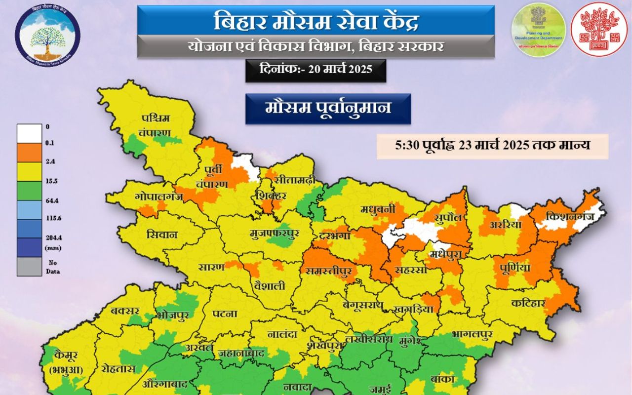बिहार का मौसम रिपोर्ट