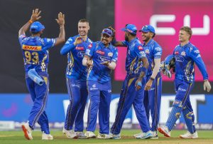 MI vs LSG: Mumbai Indians players celebrates the win