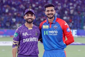 KKR vs DC: Ajinkya Rahane and Axar Patel