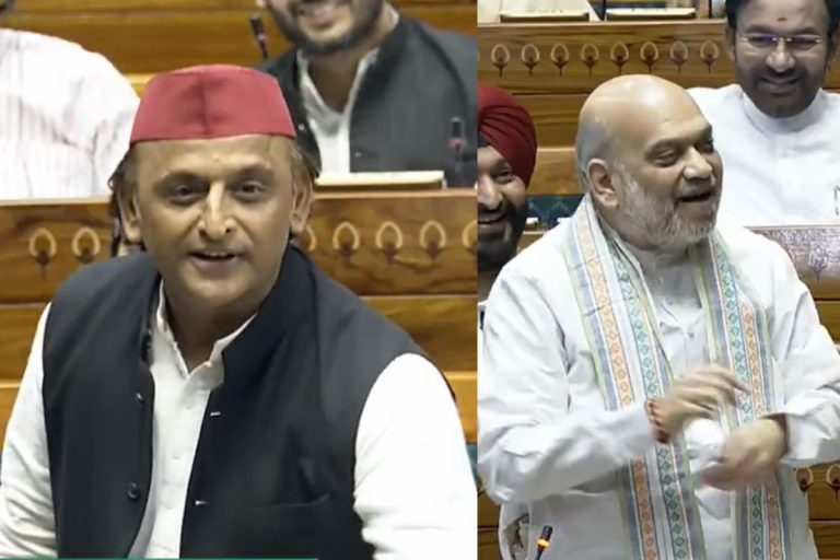 Amit Shah Video : आतंकवादियों का धर्म देखकर दुखी मत होइए, अमित शाह ने अखिलेश यादव पर कसा तंज
