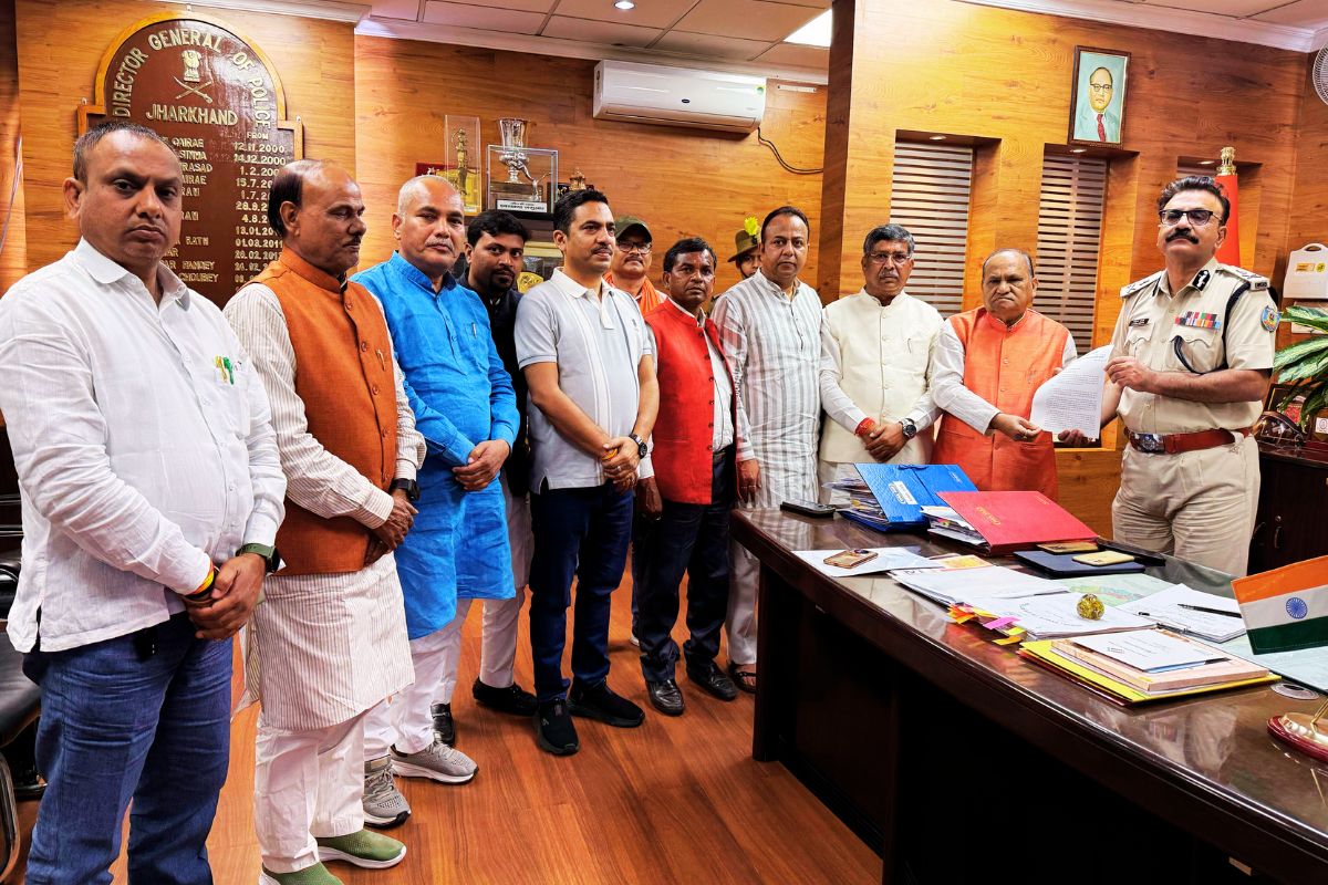 Anil Mahto Tiger Murder Case BJP Delegation DGP Anurag Gupta