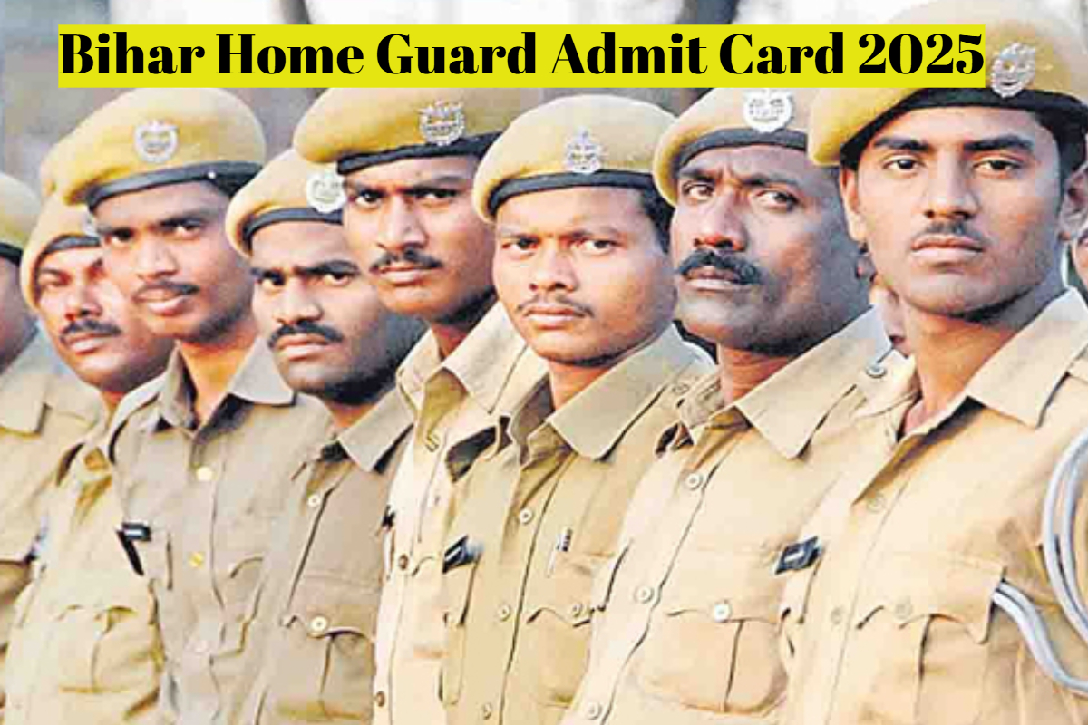 Bihar Home Guard Admit Card 2025