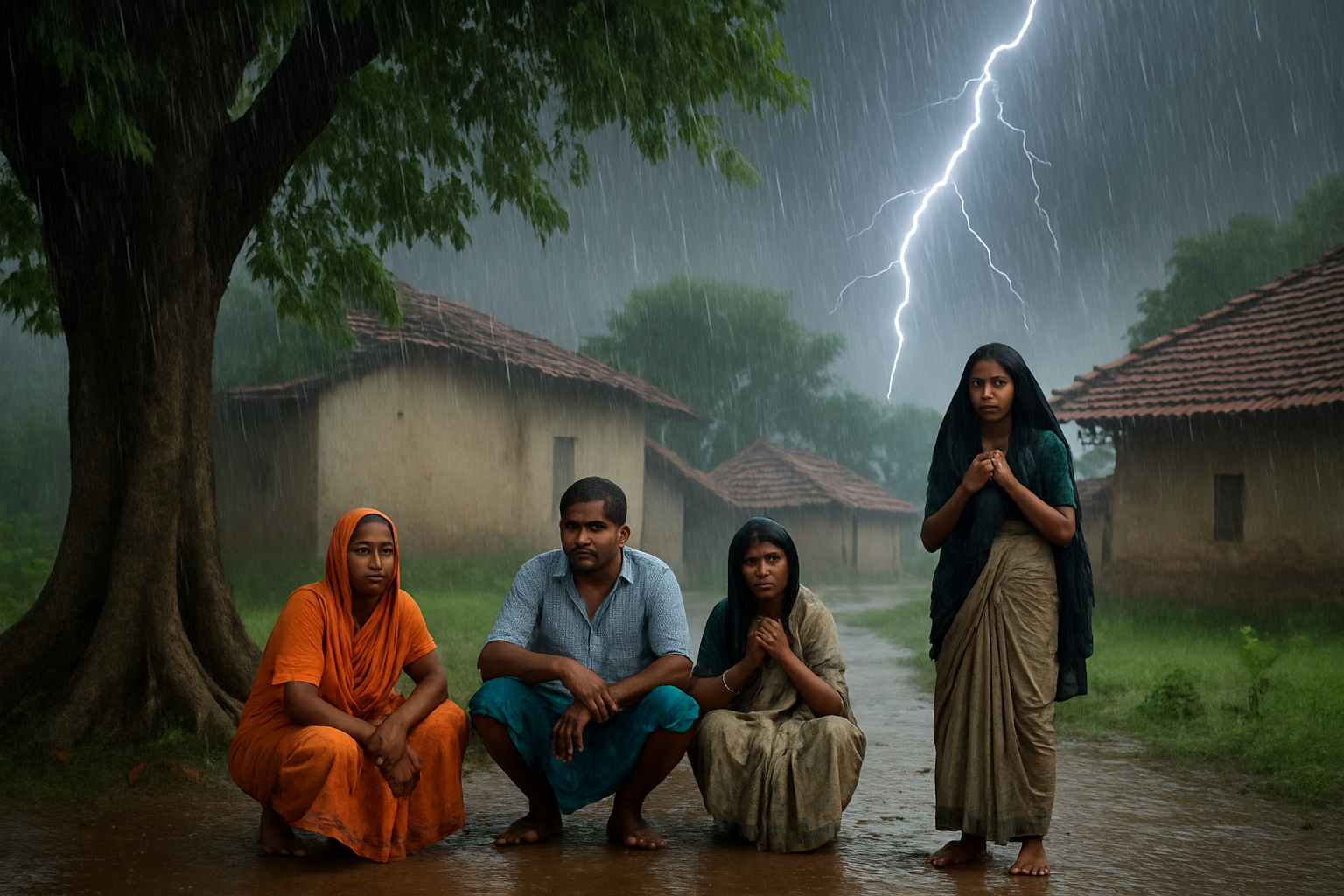 AI IMAGE OF Very Heavy Rain Alert
