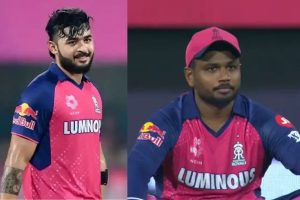 Riayan Parag and Sanju Samson.