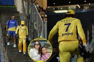 Sakshi Dhoni and MS Dhoni