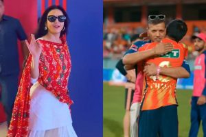 Preity Zinta and Manoj Badale
