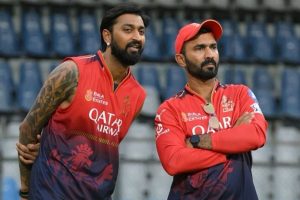 Krunal Pandya and Dinesh Karthik
