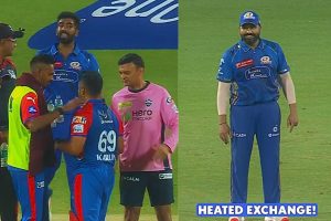 Jasprit Bumrah and Karun Nayar Heat up Moment, Rohit Sharma reaction.