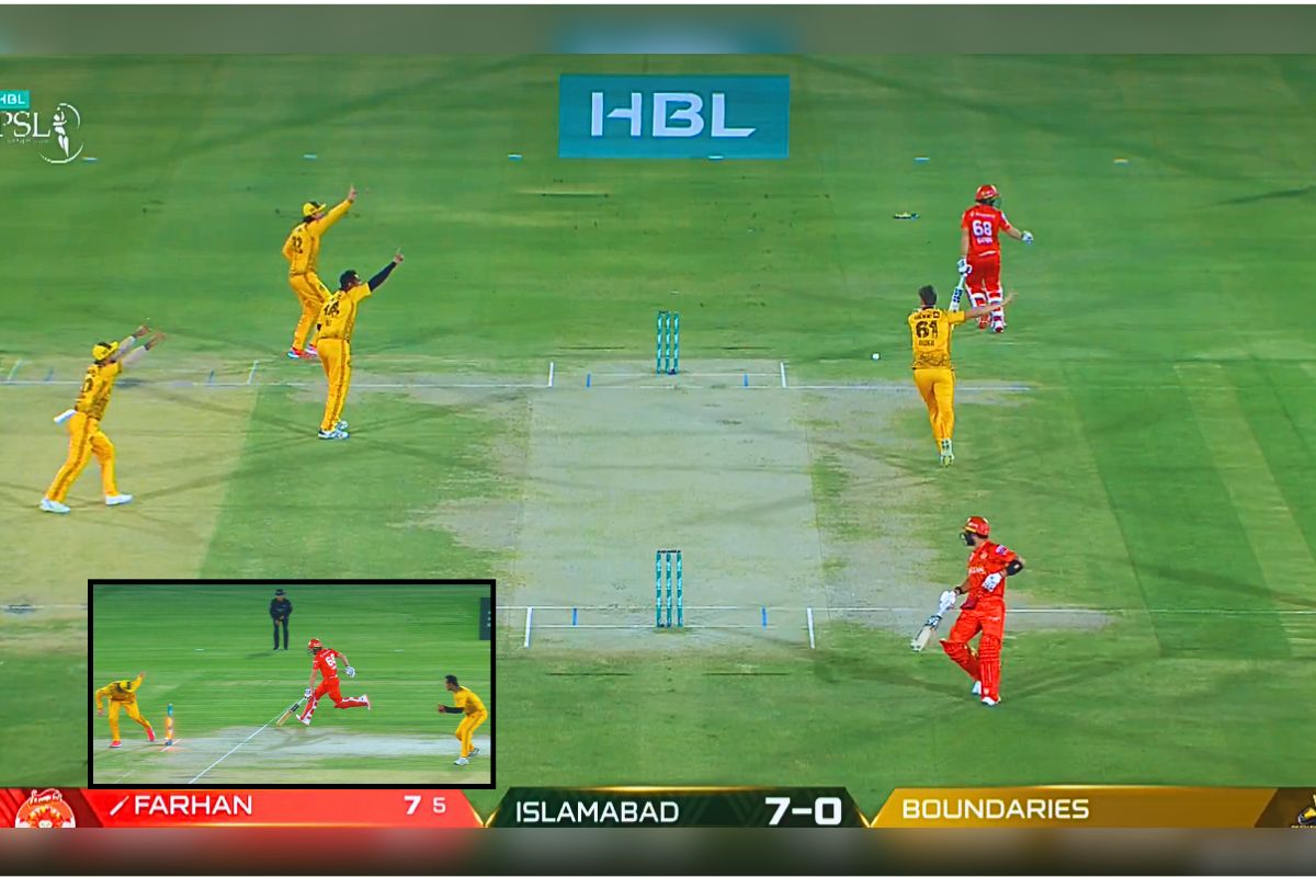 Run Out in PSL like MS Dhoni does.