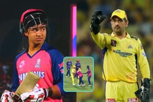 Vaibhav Suryavanshi and MS Dhoni