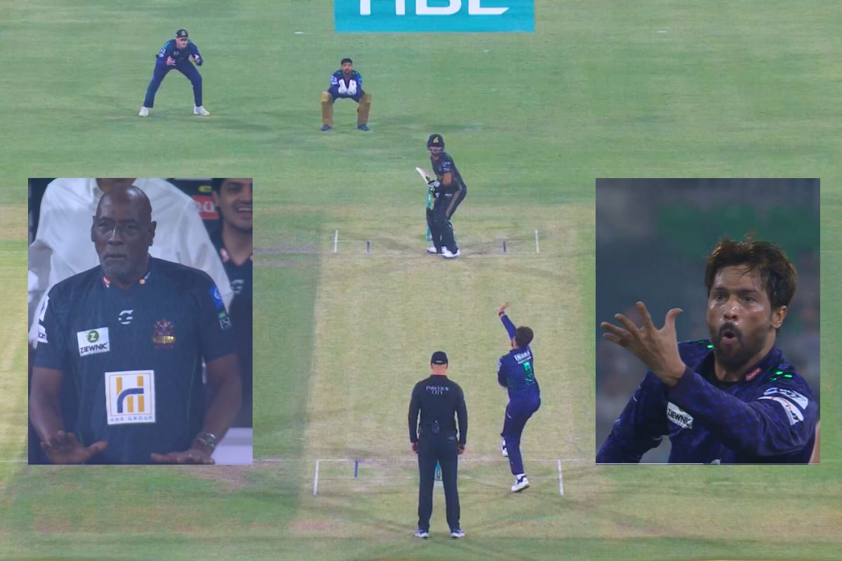 Mohammad Amir Celebration on Babar Azam's Wicket