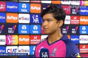 Vaibhav Suryavanshi Comment after Century.