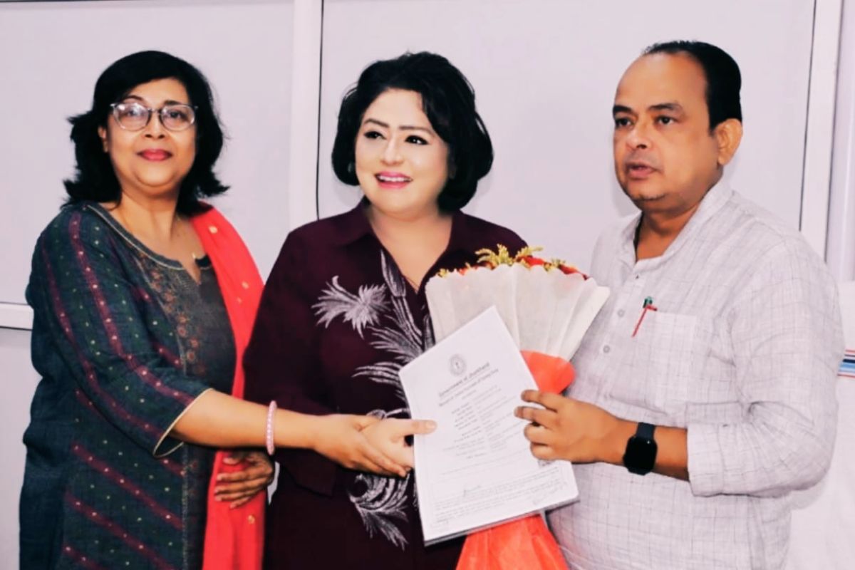 Dr Bhaarti Kashyap IMA Jharkhand NHM MOU Cervical Eradication Dr Irfan Ansari