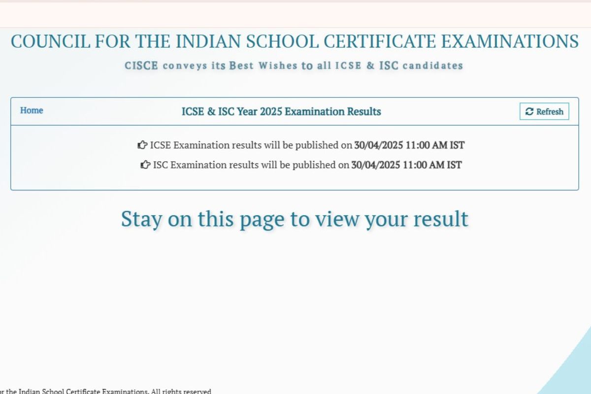 ICSE-ISC Result 2025 OUT Tomorrow