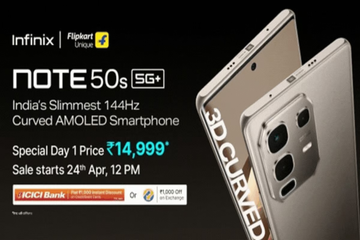 Infinix Note 50s 5G Plus Sale Starts