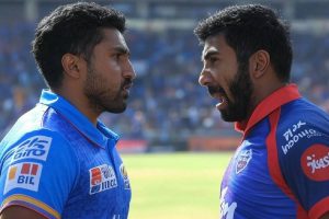 Karun Nair and Bumrah (AI Image)