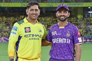 CSK vs KKR IPL 2025: MS Dhoni and Ajinkya Rahane