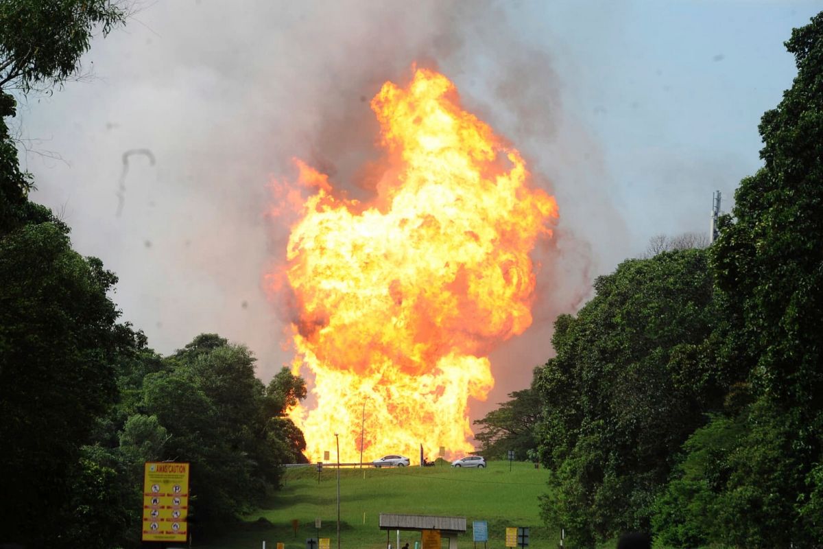 Malaysia Explosion Video