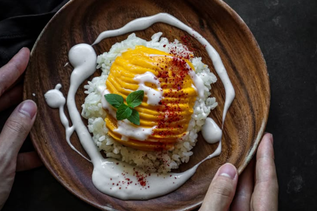 How to make Mango Sticky Rice | Ghar par Mango Sticky Rice Kaise Banaye